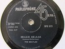 BEATLES MIS-LABELLED : OB-LA-DI, OB-LA-DA / OH DARLING - LABELS REVERSED FROM SA
