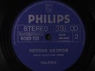 VALERIO: Versos Negros / Se Voce Me Quizer 45 Hear  (Brazil, '76, 33rpm, promo