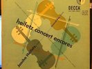 Jascha Heifetz violin Concert Encores Emanuel Bay  Decca DL 8521 Gold Label LP