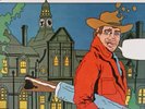 DAVID BOWIE-THE MAN WHO SOLD THE WORLD-1970 CARTOON COVER 12
