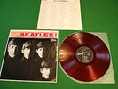 Beatles Meet the Beatles Japan LP 1st press von 1964 red vinyl Odeon OR-7041