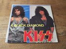 KISS - A BLACK DIAMOND    BLUE VINYL       LICK IT UP SESSION
