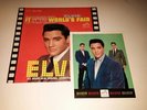 RARE ELVIS PRESLEY LP AT THE WORLDS FAIR LSP-2697 WITH RARE RCA PROMO PICTURE