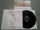 pierre schaeffer parole et musique original ina grm lp with booklet concrete