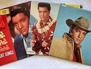 ELVIS - Girls  - Flaming Star w/Picture - Blue Hawaii - Vinyl LP VG++