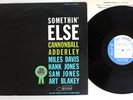 CANNONBALL ADDERLEY SOMETHIN' ELSE BLUE NOTE LNJ-80064 Japan LP