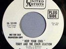 HEAR IT Garage Promo 45 rpm record Terry & Chain Reaction 