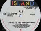 U2, Pride (In The Name Of Love), NEW/MINT U.S. promo 12 inch vinyl single