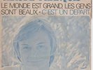 45T. Claude FRANCOIS. ERREUR - label FLECHE 2 : AÏDA au lieu de C'EST UN DEPART