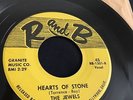THE JEWELS Hearts Of Stone / Runnin'   RARE 45 Doo Wop R&B on R and B RB-1301