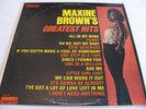 MAXINE BROWN - MAXINE BROWN'S GREATEST HITS INC. ONE IN A MILLION - WAND