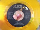 ELVIS PRESLEY MOODY BLUE RCA 45 YELLOW VINYL ORIGINAL