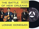 LONNIE DONEGAN The Battle of New Orleans Danish EP 45PS 1959 Metronome