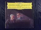 CHOPIN FRANCK 2 SONATEN FOURNIER CELLO FONDA PIANO DGG  2530141 GERMANY LP