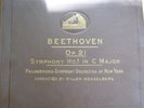 MENGELBERG / BEETHOVEN symphony no 1 / HMV