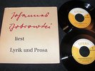 JOHANNES BOBROWSKI liest Lyrik und Prosa /2 DDR SPs im Buch LITERA Sp.U.00357/60