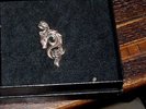 D x bizarre Snow White wolf rose necklace pendant silver Asagi J-Rock limited