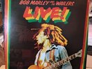 BOB MARLEY and The Wailers LIVE w POSTER ILPS 9376 Vg Lp Vinyl Record Album