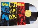 THE GOOD, THE BAD & THE 4 SKINS LP VINYL NR MINT Rare 1982 UK 1st Press Oi