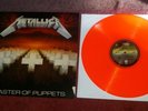 metallica master of the puppets rare limited press on orange vinyl music records