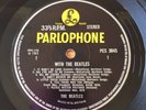 THE BEATLES WITH THE BEATLES COMPLETE ORIGINAL UK FINAL Y/B STEREO LP EXCELLENT
