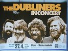 THE DUBLINERS 1980 WESEL - orig.Concert Poster  --  Konzert Plakat  A1 NEU