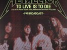Metallica - To Live Is To Die: Live In 1988 - NEW LP - EGG RAID - EGG-353