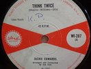 JACKIE EDWARDS THINK TWICE / OH MARY OG UK ISLAND RECORDS 7