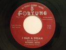Nathaniel Mayer 45 I HAD A DREAM / I'M NOT GONNA CRY   Fortune VG to VG+