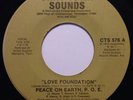 PEACE ON EARTH Love Foundation / I Don't Know Why Girl CHAT TOWN 45 RARE SOUL