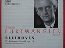BEETHOVEN Symphonie Nr. 9 - FURTWÄNGLER - WALP 1286/87 - Erstpressung.