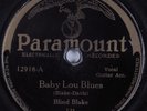 Blues 78 BLIND BLAKE Baby Lou Blues PARAMOUNT HEAR