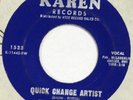 SOUL TWINS Quick Change Artist KAREN 45 northern soul orig. ’67 vinyl VG+