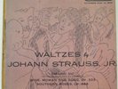 ANDY WARHOL Cover Art WALTZES BY STRAUSS 7” orig. 1956 45 rpm CAMDEN 158 EP