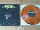 Anthrax Among The Living 2014 Euro Orange Vinyl LP Inner New Thrash Speed Metal