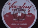 Blues 78 JOHN LEE HOOKER Every Night VEE-JAY HEAR