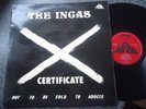 THE INCAS RARE ORIGINAL UK TANK LP 1975 X CERTIFICATE SIGNED SLEEVE 99 ONLY ?