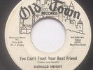 Northern Soul 45 Donald Height RARE Old Town Lbl.