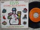 Elvis Presley - Merry Christmas Baby / O Come All Ye Faithful - Rare USA 45 + PS