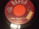 THE WHO  anyway Anyhow Anywhere/daddy Rolling Stone 45 Giri 7' Raro Decca