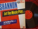 SHANNON **Let The Music Play** RARE COVER 1983 Spain 12
