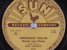 Rockabilly 78 RAY HARRIS Greenback Dollar Watch & Chain SUN HEAR