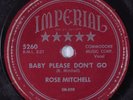 R&B Blues 78 ROSE MITCHELL Baby Please Don't Go IMPERIAL HEAR