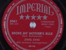 R&B Rocker 78 JEWEL KING Broke My Mother's Rule IMPERIAL HEAR