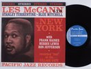LES MCCANN LTD In New York PACIFIC JAZZ LP VG++/NM w/catalog