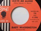 NORTHERN SOUL 45/ BABY WASHINGTON 