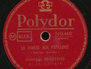 GEORGES BRASSENS 78 TOURS RPM FRANCE LE GORILLE.