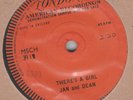 Jan and Dean There's a girl London HL 8990  EX  2 1 sided Demos