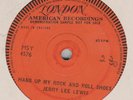 Jerry Lee Lewis Hang up my rock and roll shoe London HL 9202 EX 2 1 sided Demos