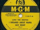 Hill Billy Luke The Drifter (Hank Williams) 78 